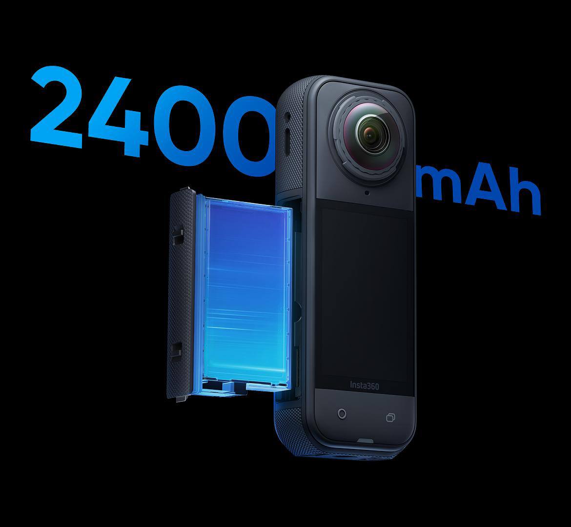 Insta360 8K X5 Standardversion Schwarze Action-Kamera 