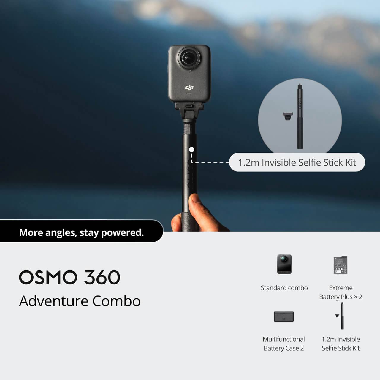 Dji Osmo 360 Adventure Combo Graue Sportkamera 