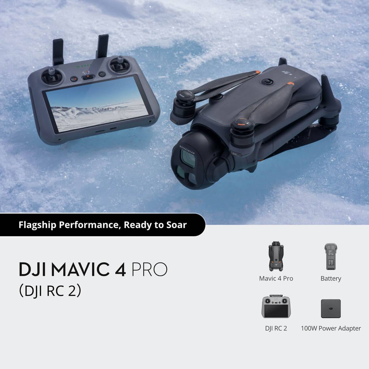 Drohne Dji Mavic 4 Pro Fly More Combo DJI RC 2 Schwarz 